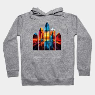 abstract glasses Hoodie